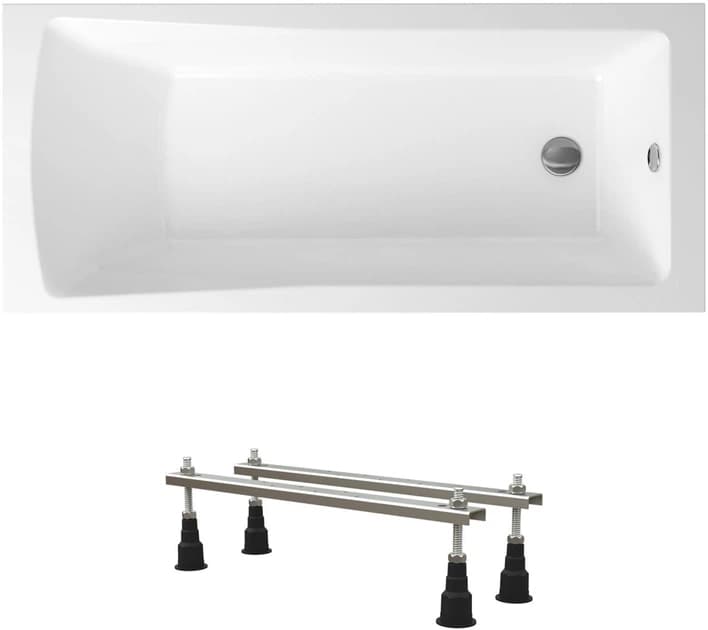 Wanna akrylowa Helmken Aurora 180x80 z akrylu lanego ze wzmocnionym korpusem + Nóżki / 35010080Z